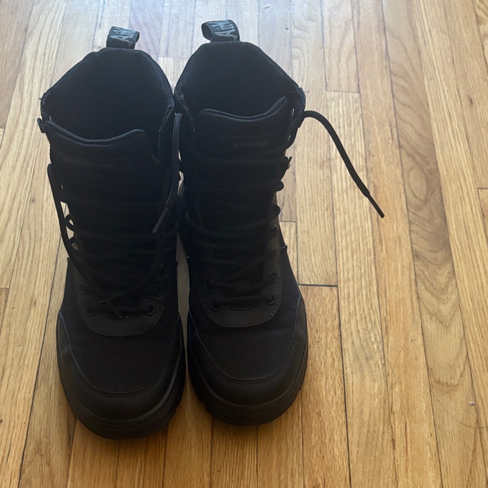 Dr. Martens Black Kids Boots